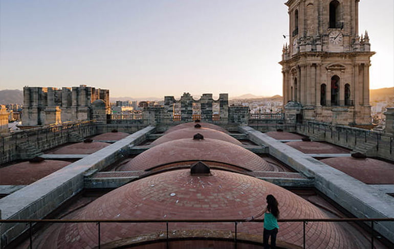 Visita a las cubiertas de la Catedral de Málaga